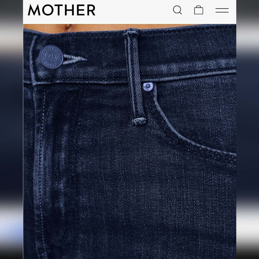 NWT - MOTHER The Mid Rise Dazzler Ankle